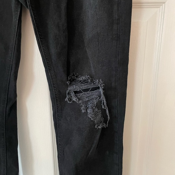 Black Ripped Skinny Jeans Forever 21 - Picture 2 of 4